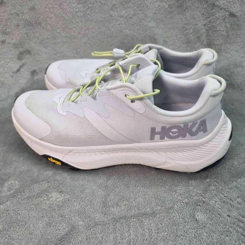 Hoka One One W Transport Wide Mist Lime Gray White 1164371 CRYS Size 9.5D
